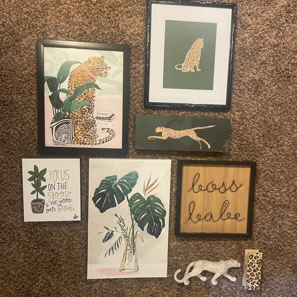 Cheetah themed decor